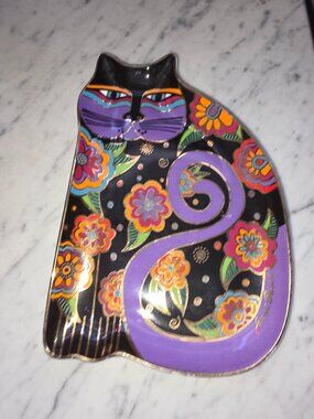 Royal Doulton Feline Fantasy Laurel Burch Cat Plate Tray Limited Edition 1995